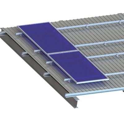  Trapezoidale tetto in metallo l piedi sistema di montaggio solare