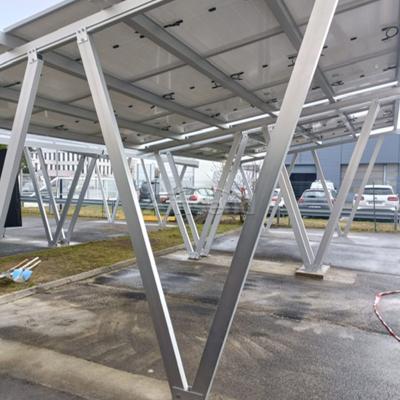 Parcheggio solare in alluminio