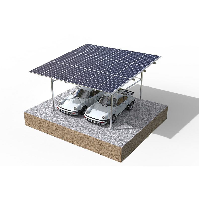 Struttura solare impermeabile per parcheggio auto