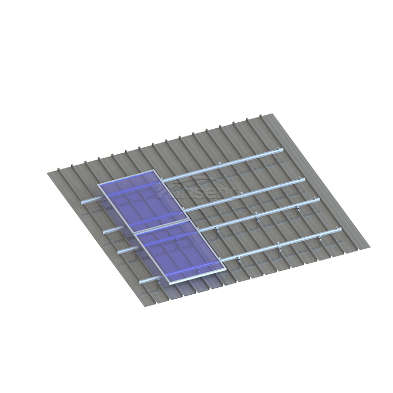 Supporto per tetto in metallo solare aggraffato