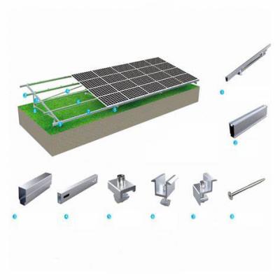 Sistema di montaggio solare a terra con base a vite a terra - tipo N

