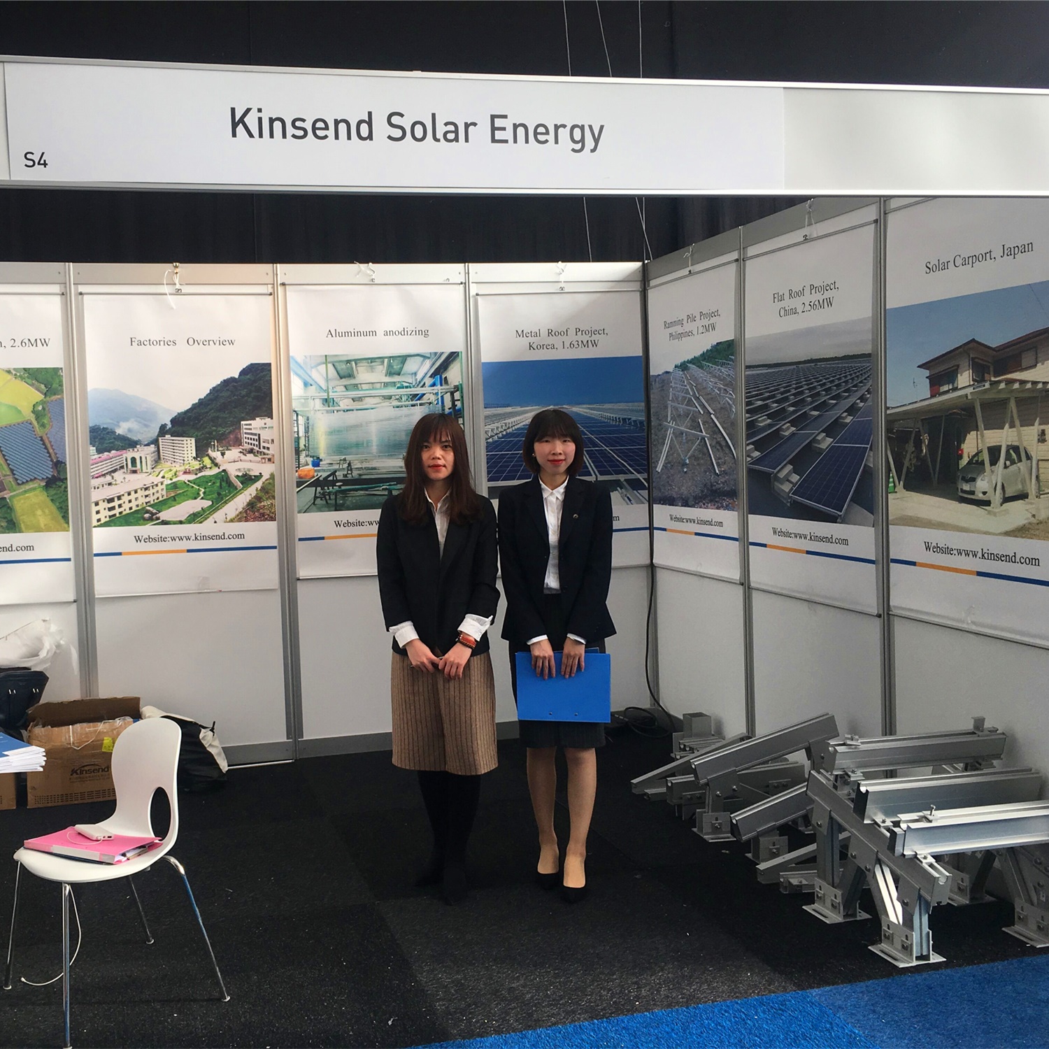  Kinsend esposto al solar solutions expo netherlands 2019 