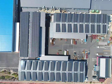 Project del tetto del metallo solare 570kw, Corea