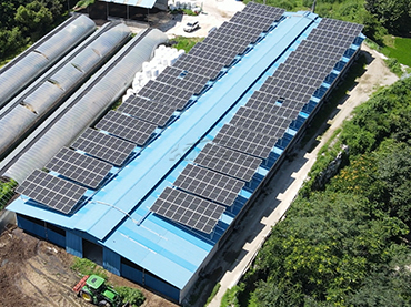 Sistema di montaggio su tetto in metallo 138KW, Corea