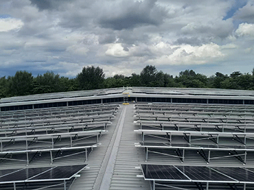 Progetto di tetto solare in metallo da 3,2 MW installato con successo a Singapore