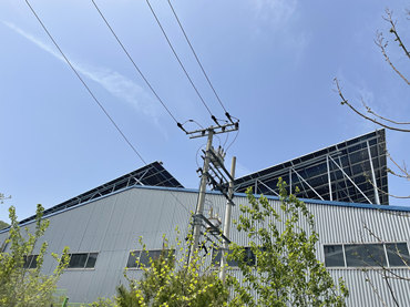 Sistema di montaggio su tetto in metallo 290KW, Corea