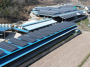 Sistema di montaggio su tetto in metallo 598KW, Corea