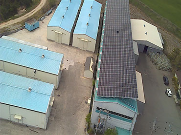 Project del tetto in metallo solare 211.20kw, Corea