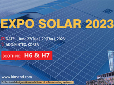 2023 COREA EXPO SOLAR, stand Kinsend: H6 e H7