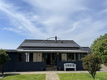 Sistema di montaggio per tetti in tegole, Danimarca